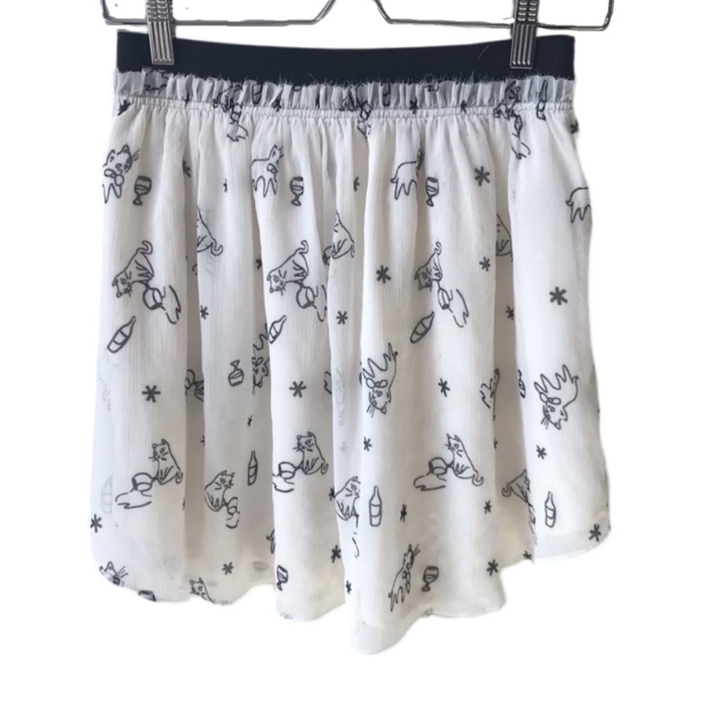 Aritzia Talula Cat & Wine Skirt